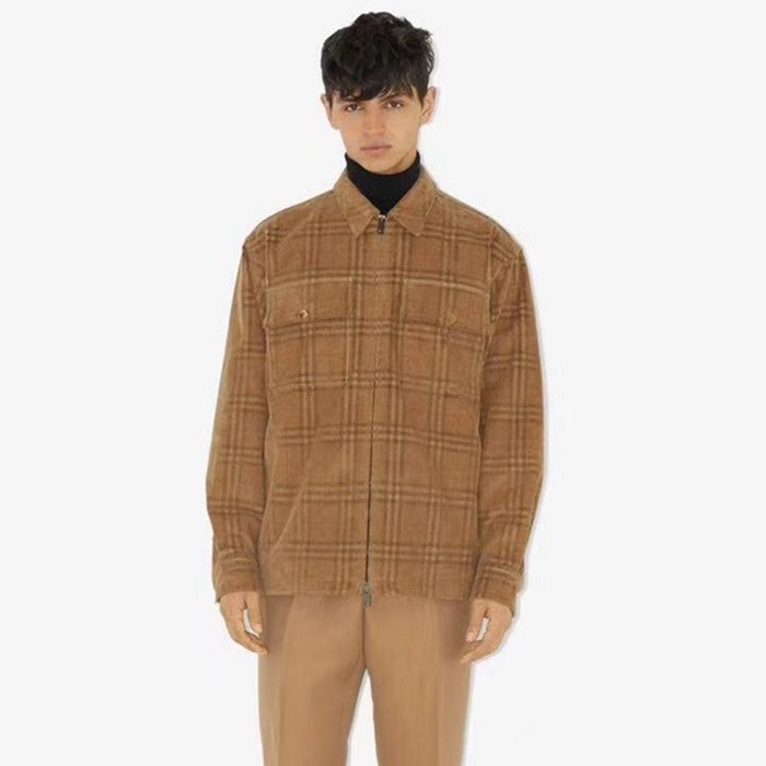 バーバリーメンズベージュシャツu344