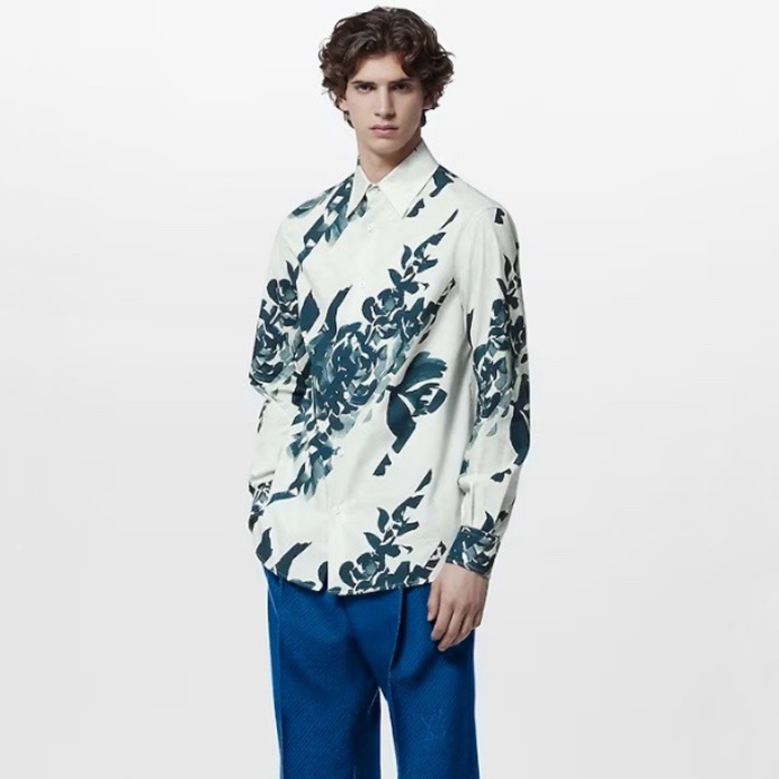 ルイヴィトンメンズホワイトシャツv