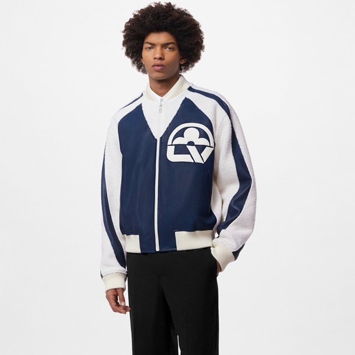 ルイヴィトンメンズモダンブルージャケットv2025