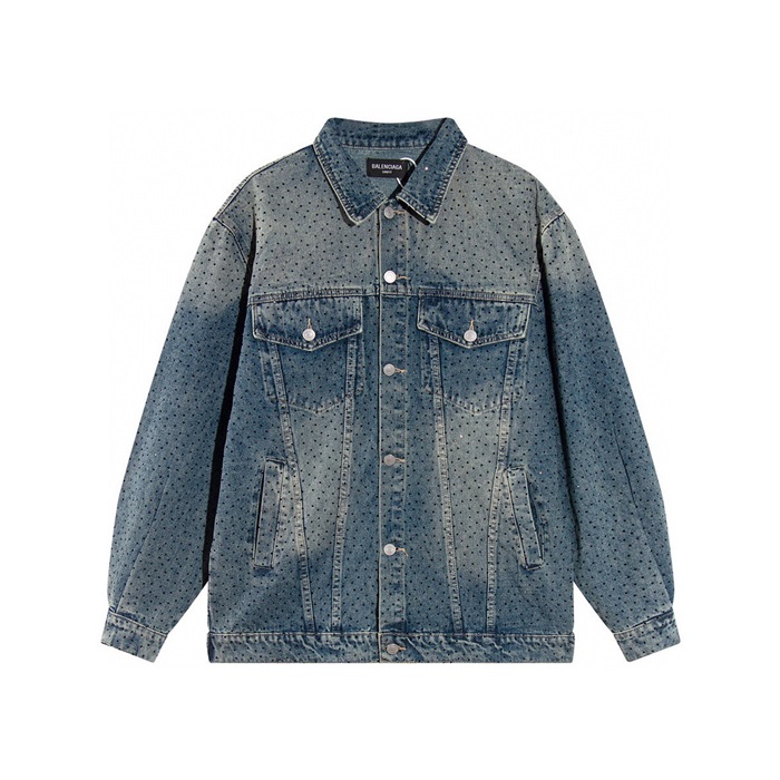 バレンシアガメンズブルージャケットa832