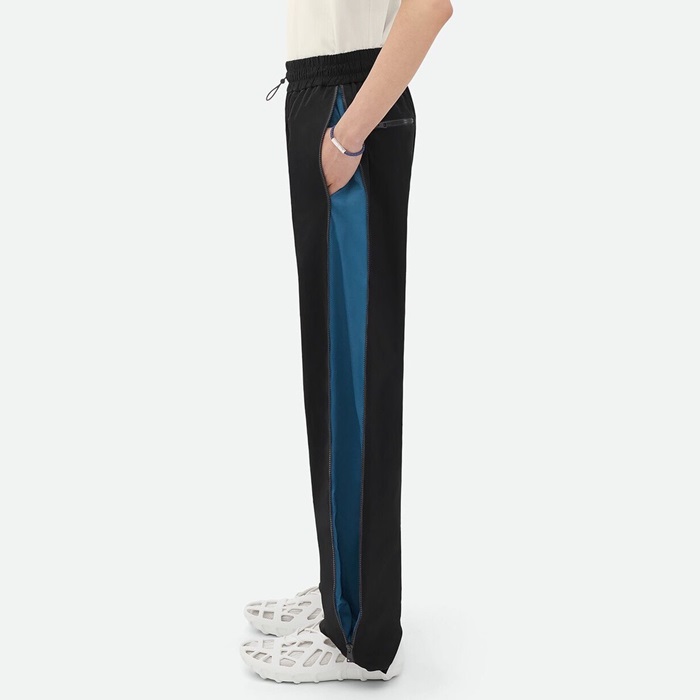 ボッテガヴェネタメンズブラックトレーニングパンツv258