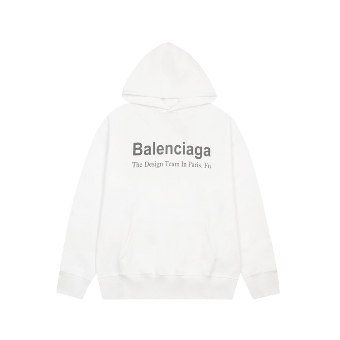 バレンシアガメンズアイボリーフーディa838