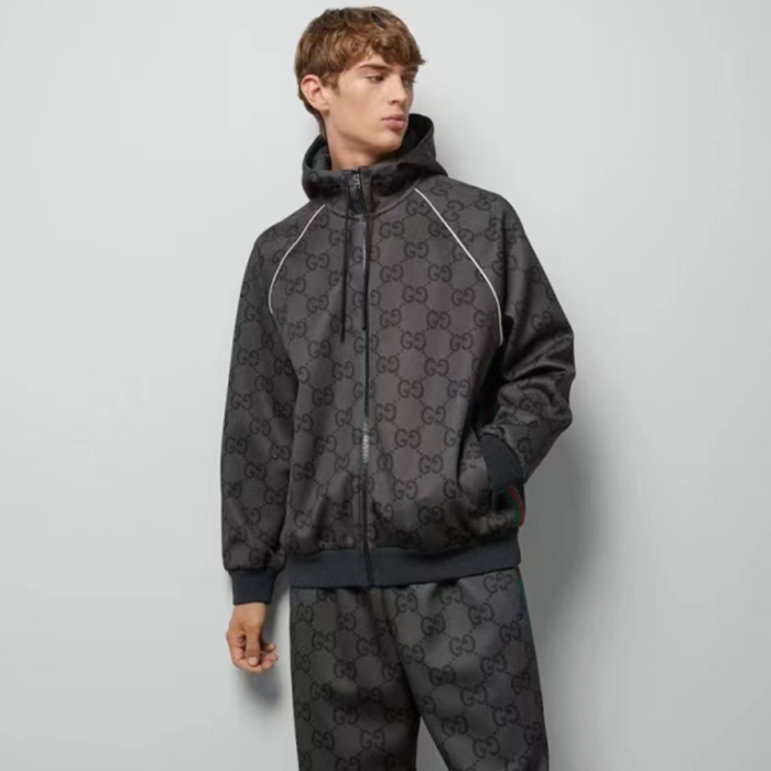 グッチメンズカジュアルグレージャケットu1129