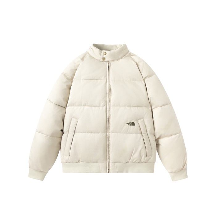 ザノースフェイスユニセックスアイボリーダウンパディングr333