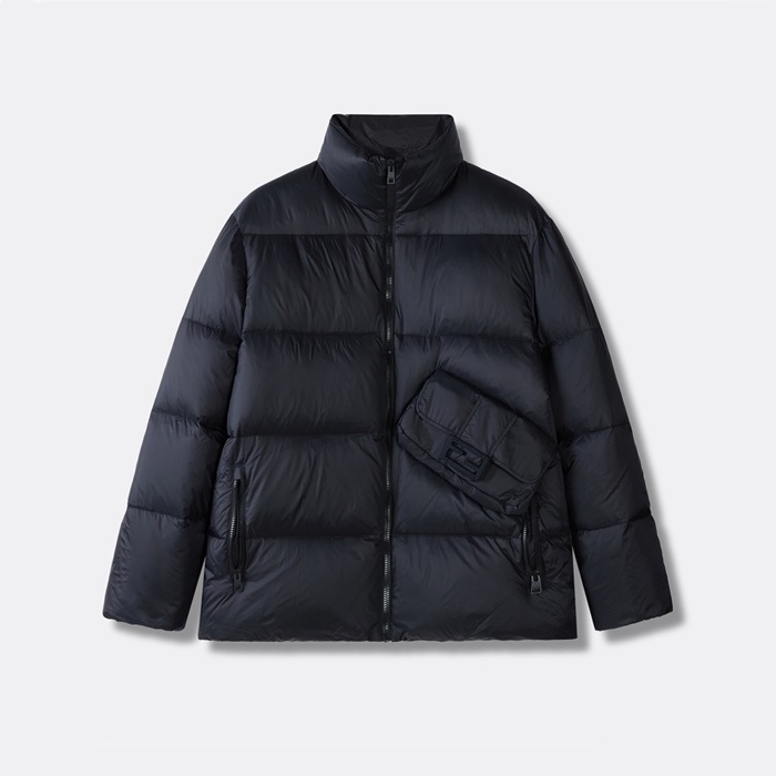 ェンディメンズブラックダウンパディングe547