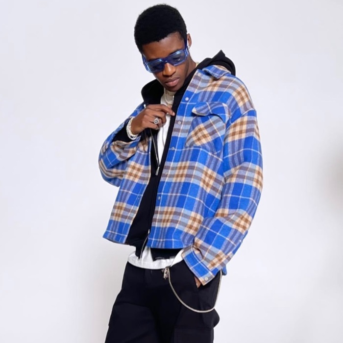 レプレゼントメンズブルーシャツp92