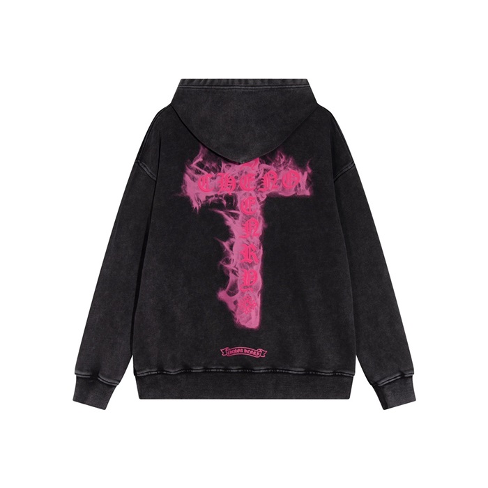 クロムハーツメンズブラックフーディh211