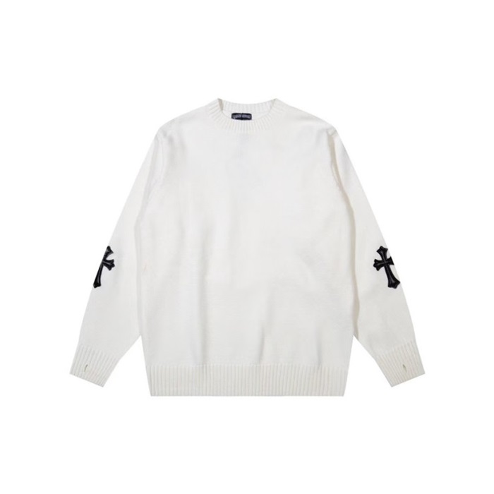 クロムハーツメンズホワイトニットh213