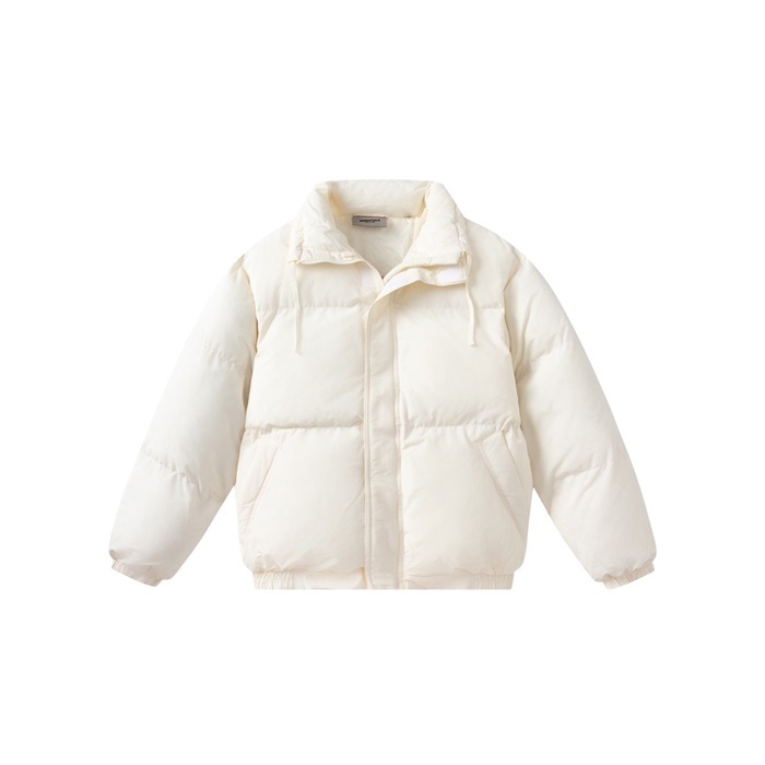 フィアオブゴッドメンズアイボリーダウンパディングa0464