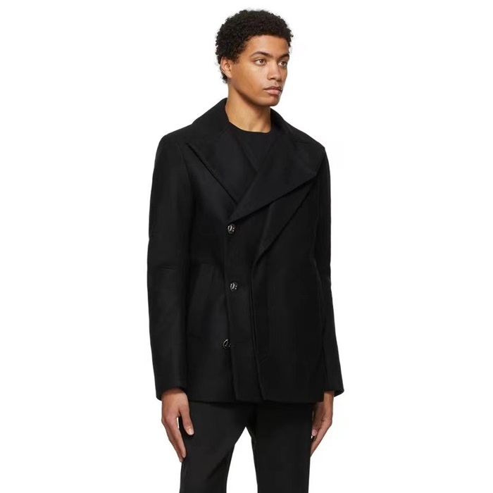 バルマンメンズブラックジャケットm235