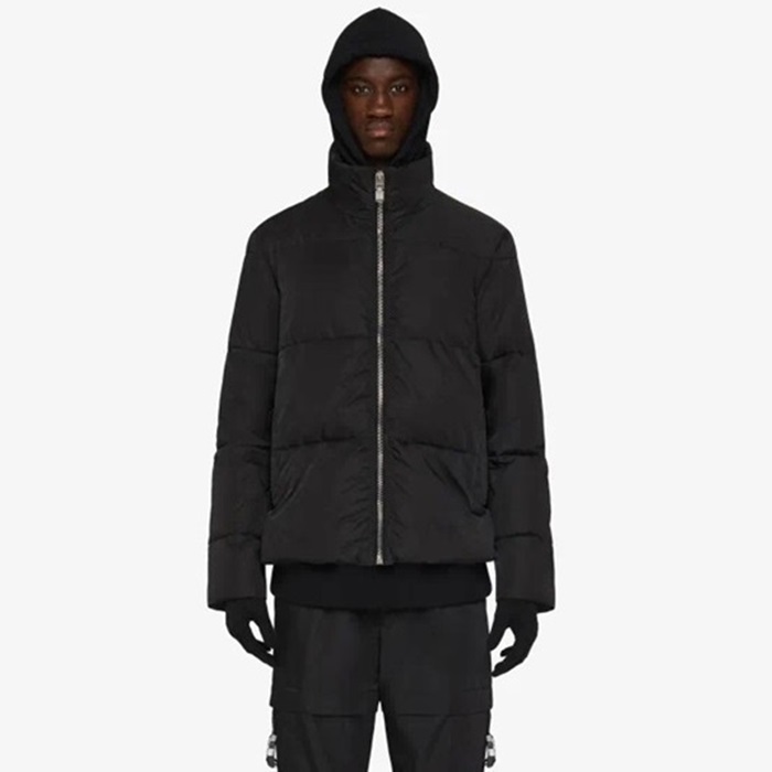 ジバンシィメンズダウンブラックパディングi350