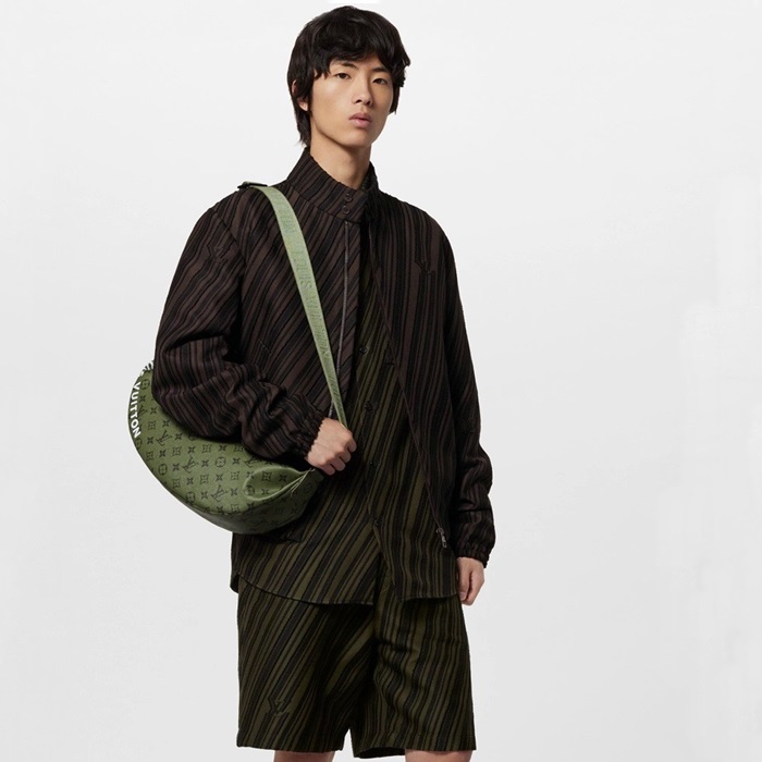 ルイヴィトンメンズカーキハンモックバッグv2050