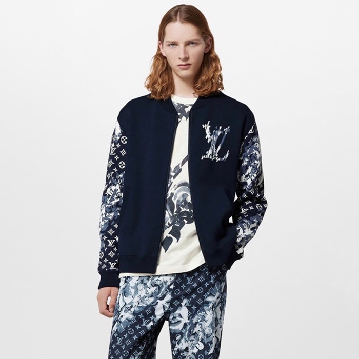 ルイヴィトンメンズブルージャケットv2056