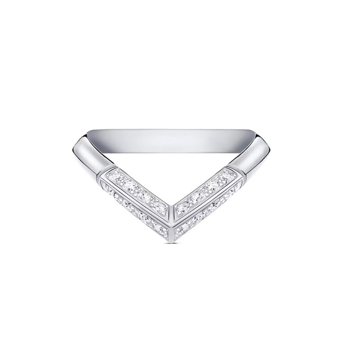 ルイヴィトンレディースホワイトゴールドリングc386