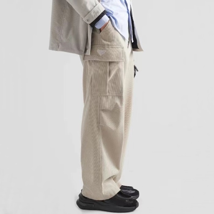プラダメンズカジュアルベージュパンツr860