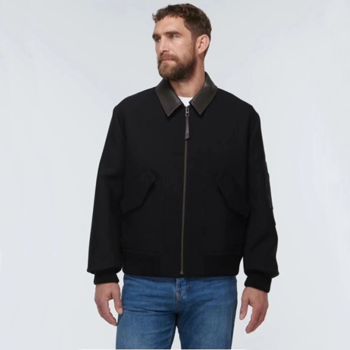 ロエベメンズブラックジャケットe818