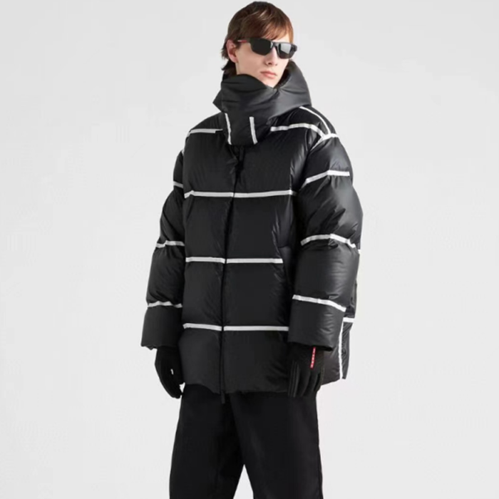 プラダメンズブラックダウンパディングr861