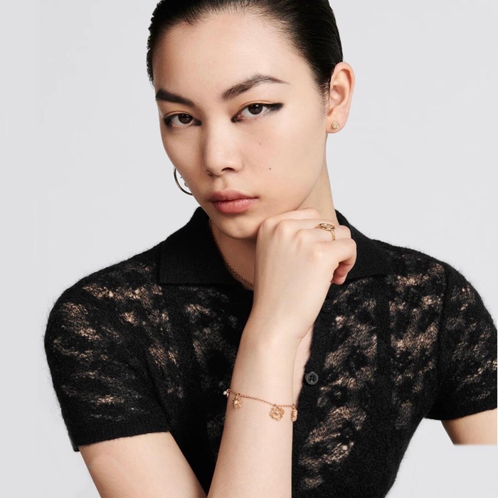 ディオールレディースローズゴールドブレスレットc431