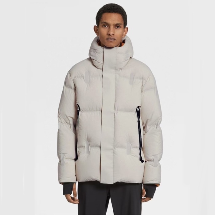 エルメネジルドゼニアメンズグースダウンホワイトパディングg111