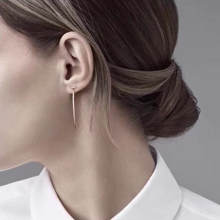 ティファニーレディースローズゴールドピアスc444