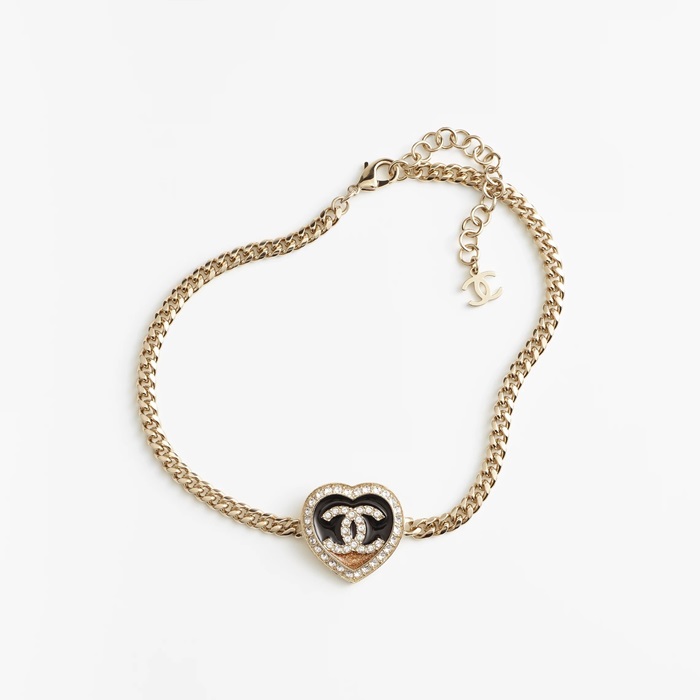 シャネルレディースイエローゴールドネックレスc482