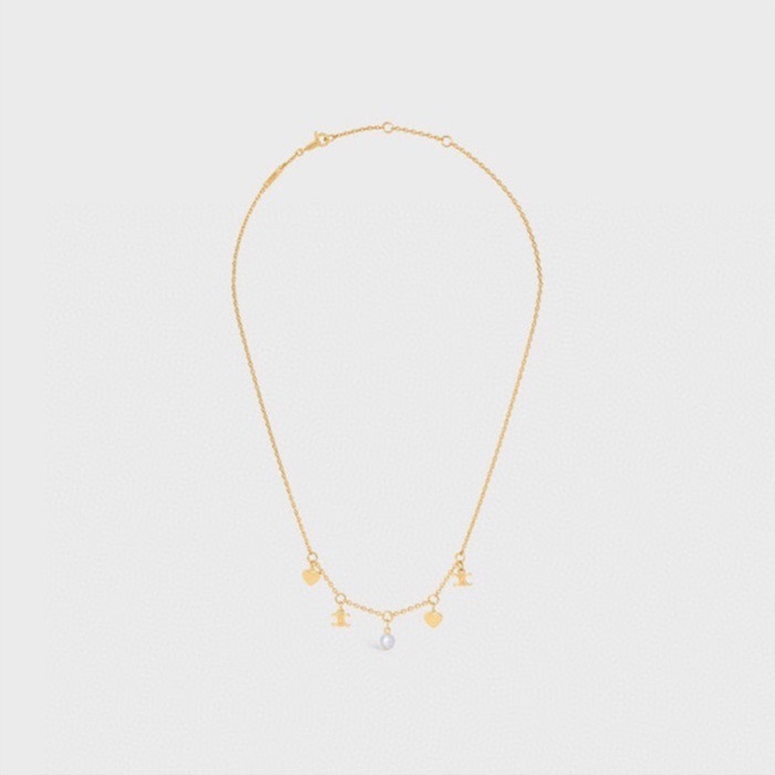 セリーヌレディースゴールドネックレスc487