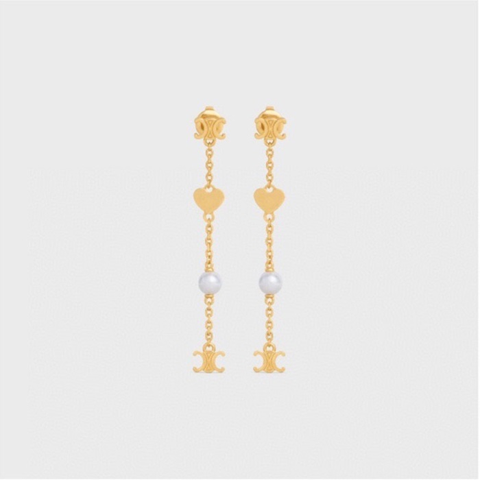 セリーヌレディースゴールドピアスc488