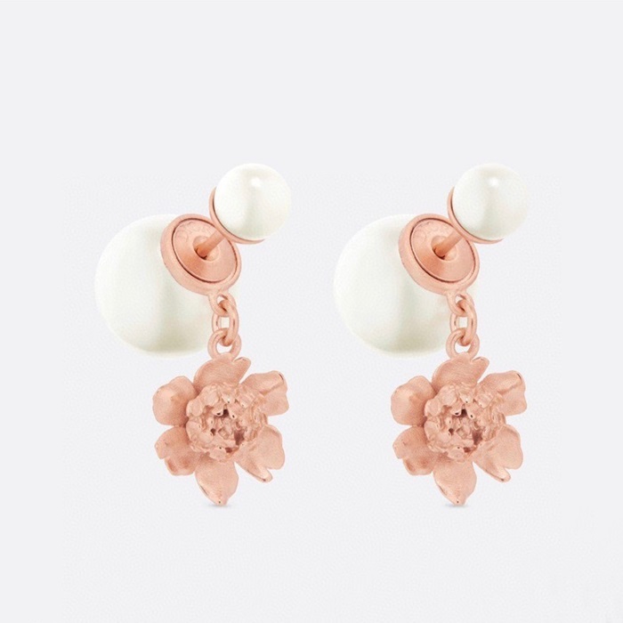 ディオールレディースローズゴールドピアスc500