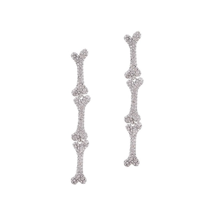 ヴィヴィアンウエストウッドレディースホワイトゴールドピアスc519