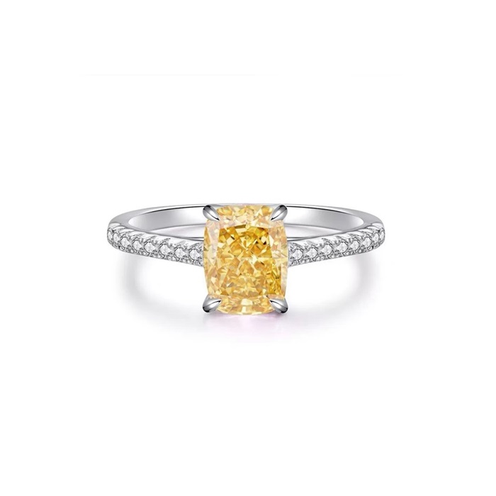 グラフ女性ホワイトゴールドリングc528