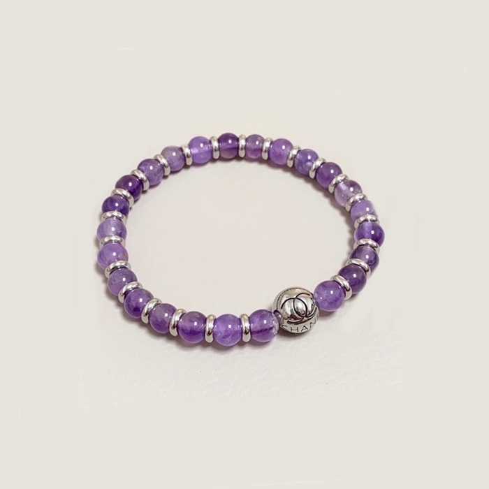 シャネルレディースホワイトゴールドブレスレットc535