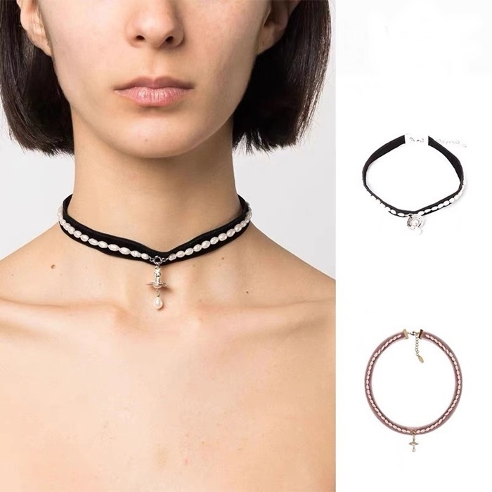 ヴィヴィアンウエストウッドレディースホワイトゴールドネックレスc540