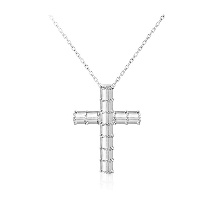 クロムハーツレディースホワイトゴールドネックレスc543