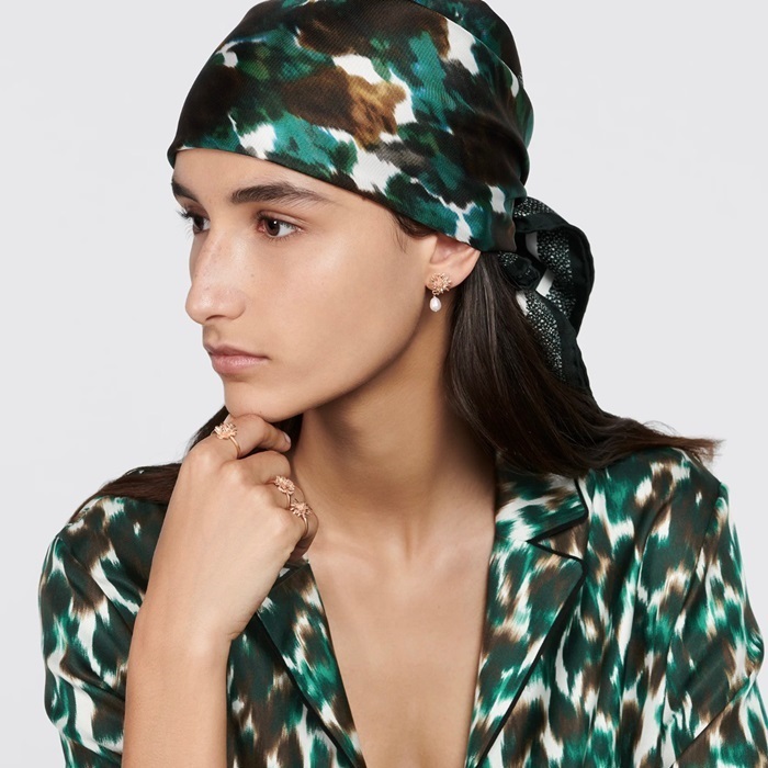 ディオールレディースローズゴールドリングセットc561