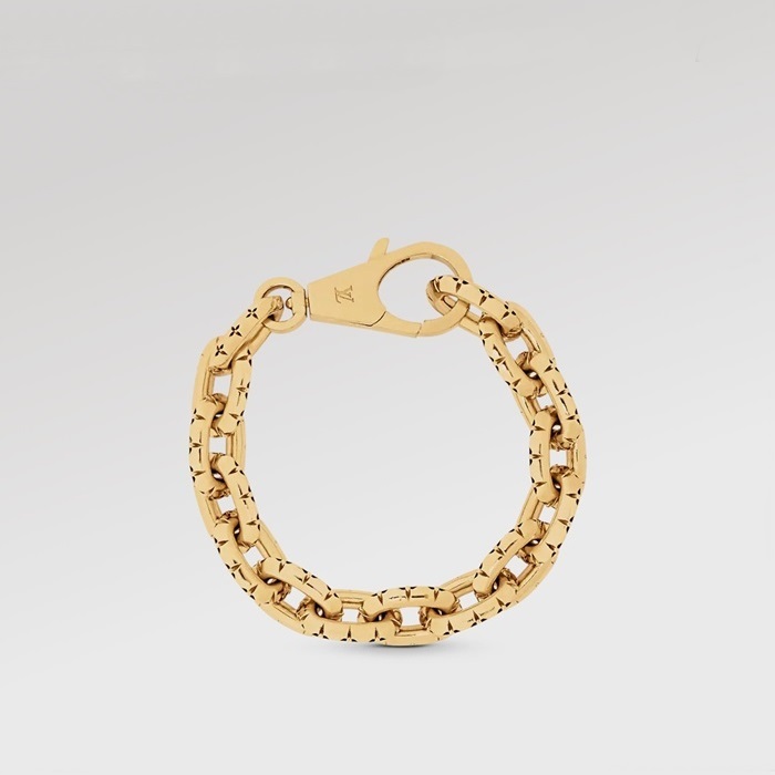 ルイヴィトンメンズイエローゴールドブレスレットc571