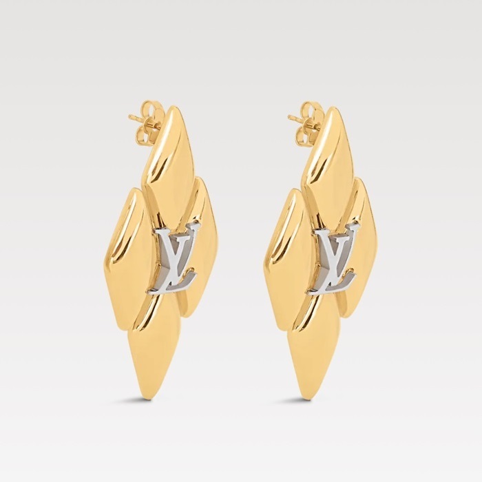 ルイヴィトンレディースゴールドピアスc572