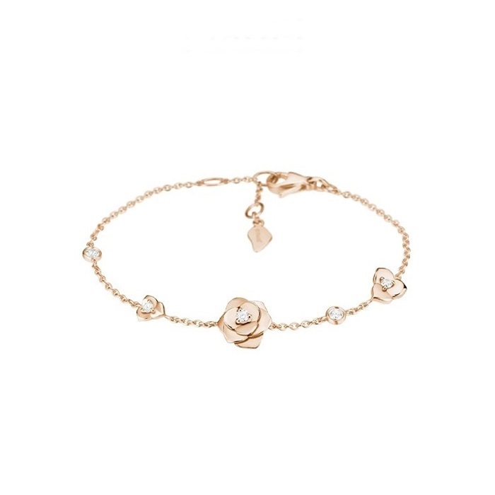 ピアジェレディースイエローゴールドブレスレット-c597