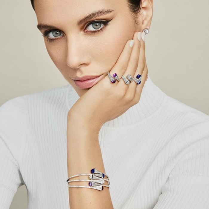 マルリレディースゴールドブレスレットc615