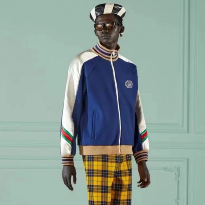 グッチメンズカジュアルブルージャケットu1135