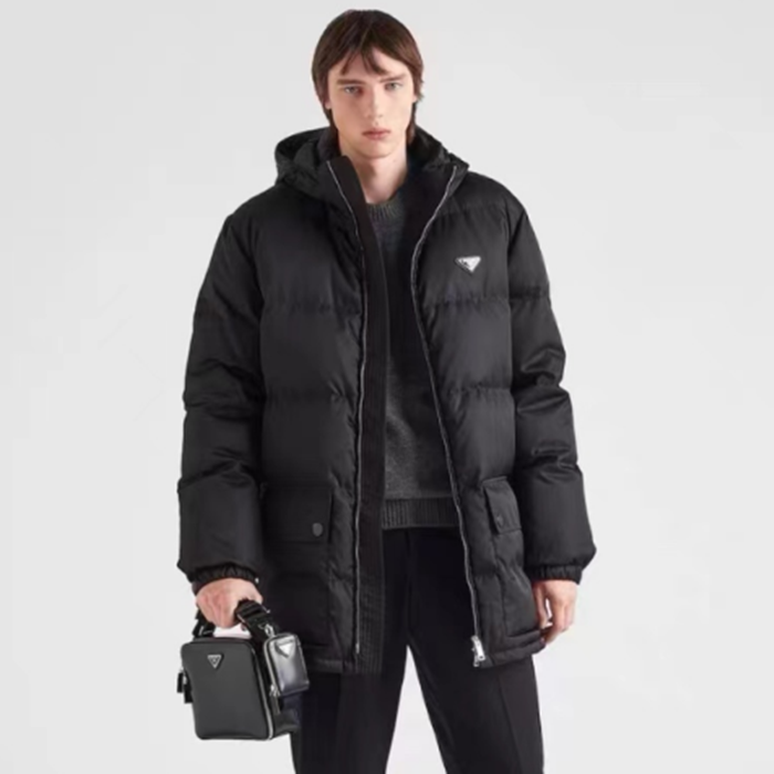 プラダメンズブラックダウンパディングr863