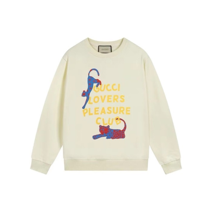 グッチメンズベーシックアイボリースウェットシャツu1137