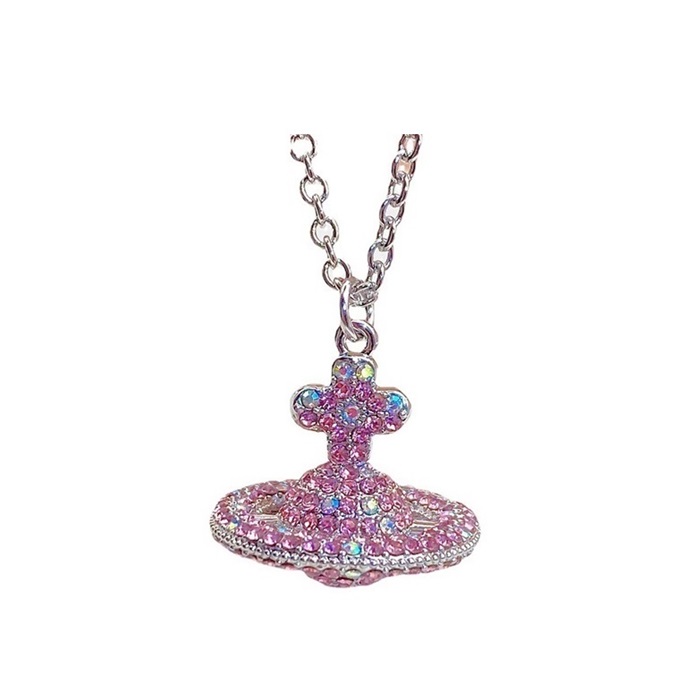 ヴィヴィアンウエストウッドレディースホワイトゴールドネックレスc684