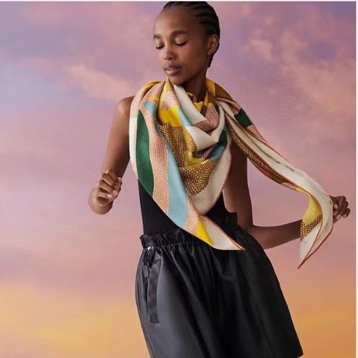 エルメスレディースブラウンニットe536