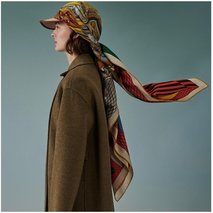 エルメスレディースレッドニットe541