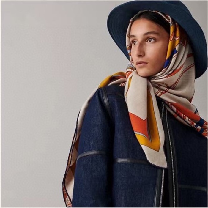 エルメスレディースオレンジニットe545