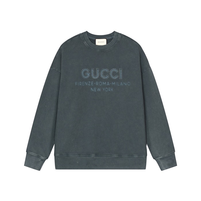 グッチメンズベーシックブルースウェットシャツu1139