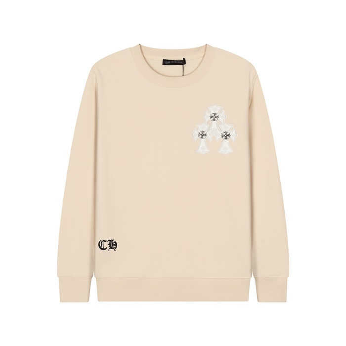 クロムハーツメンズアイボリースウェットシャツh216