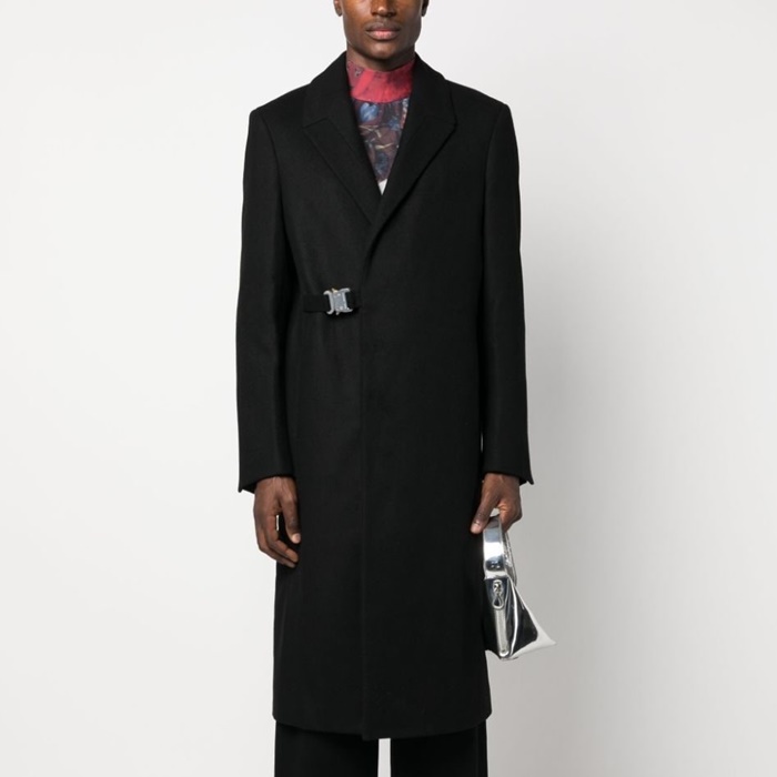 アリックスメンズトレンディブラックコートl08
