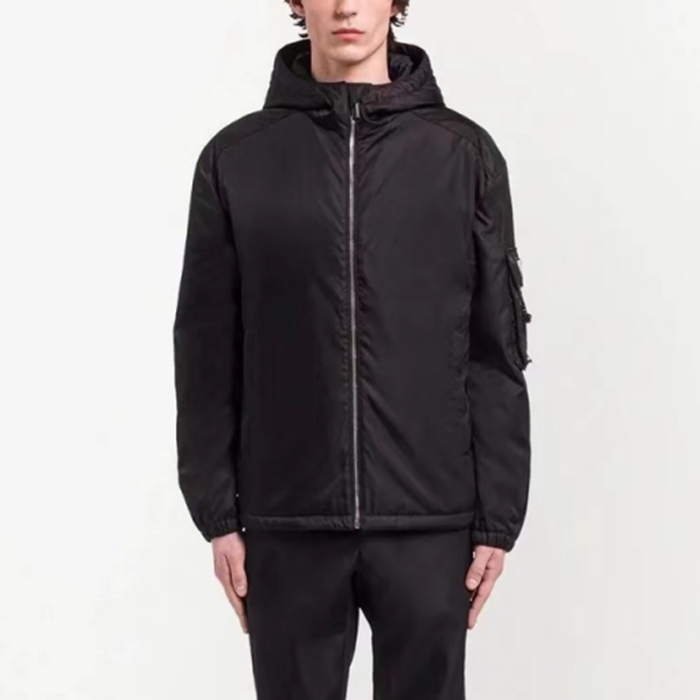 プラダメンズモダンブラックジャケットr859