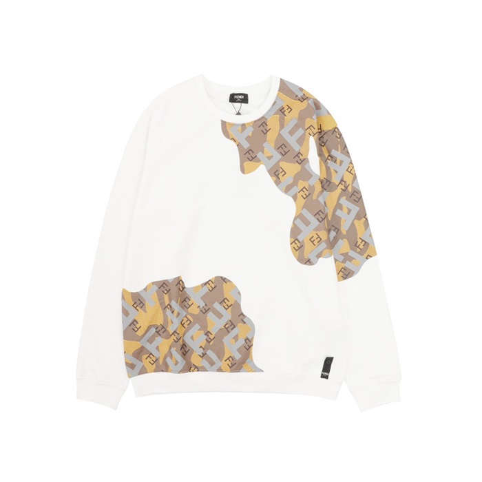 ェンディメンズカジュアルホワイトスウェットシャツe557